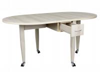 Стол ГАВАНА-2 35*90/163 бук бел/крем ВС/419