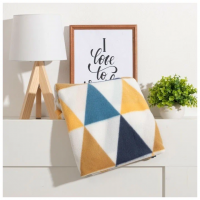 Плед-покрывало 150*200 флис Треугольник