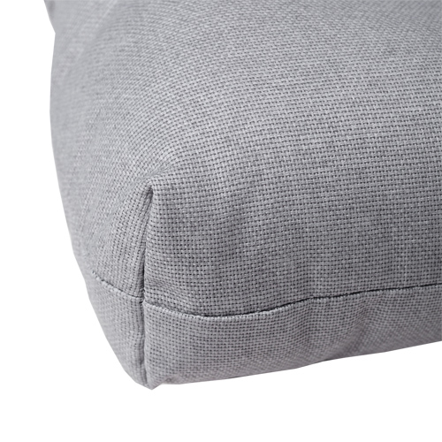 Сидушка на стул с завязками "Цвет эмоций" 40х40, рогожка (Грей ВБ)