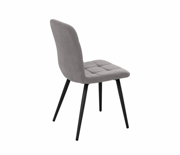 Стул Абсент опора R32 (черный) (T180-светло-серый)