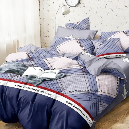 КПБ поплин эксклюзив 1,5 сп. нав. 50*70 (молния) (МОДА)