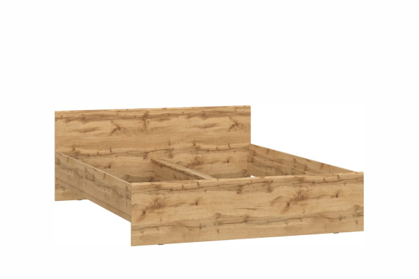 STERN кровать 160х200 Дуб Вотан + Кроватное основание(Ламели на ленте) 1600х2000