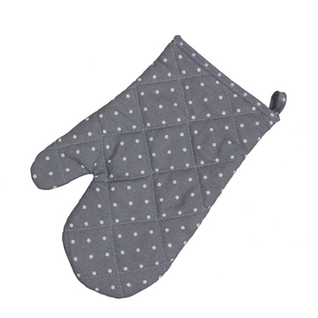 Прихватка "Рукавичка" 30х17 "Радушная хозяйка (Традиция)" (Горошек мокко)