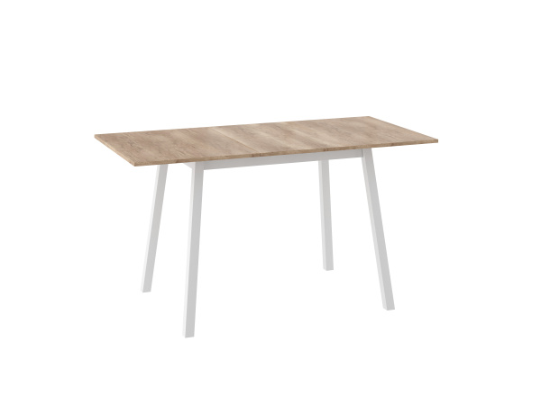 Стол TIRK-110, раздвижной 110(142)*70, Дуб каньон/Белый