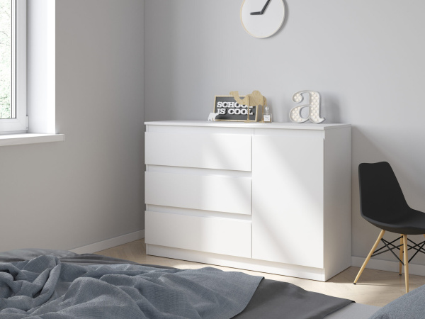 STERN комод Т-7(16 мм) 3-я-1д Белый