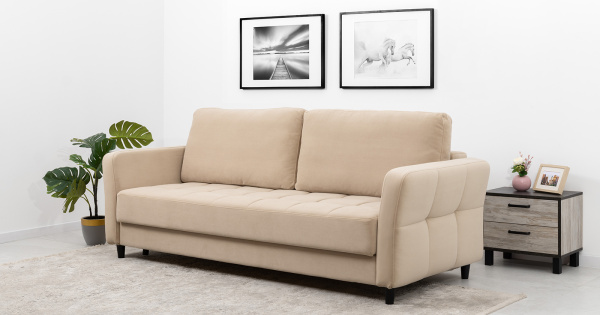 Диван - кровать Невада (Арт. ТД 569 Vendetta 2 (кремовый), Vendetta 2 (кремовый))