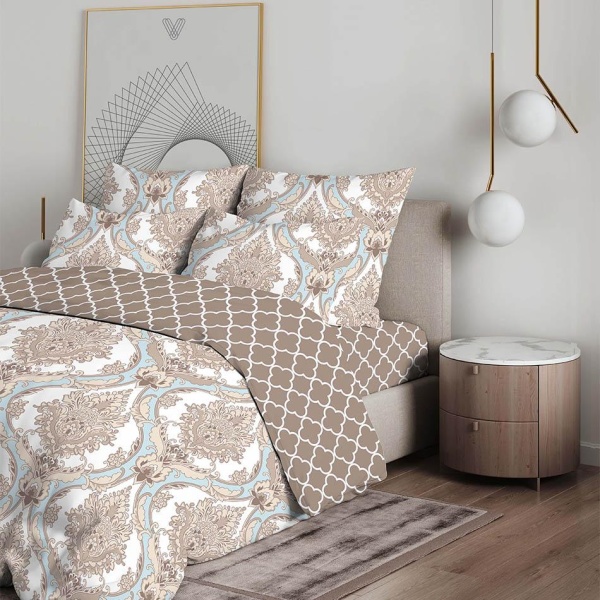 КПБ Василиса '20 1,5 203/220 бязь наб 50х70 9605/1 (по 6)