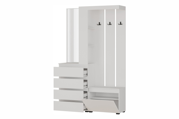 STERN комплект мебели для прихожей Белый