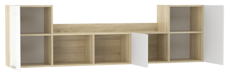 НМ 011.39-01 Х Полка ("Оливия", Белое дерево, Дуб Сонома)