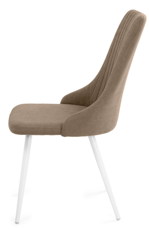 Стул Клэр опора R32 (белый) (Т184-кофе с молоком)