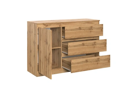 STERN комод Т-7(16 мм) 3-я-1д Дуб Вотан 