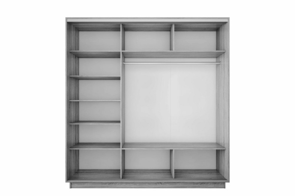 Шкаф купе (фотопечать) - 180 Дуб Сонома/Орхидея Белая