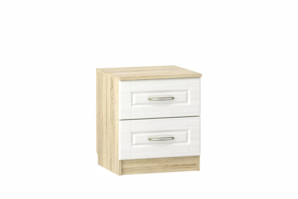 НМ 040.37 Х Тумба прикроватная ("Оливия", Белое дерево, Дуб Сонома)