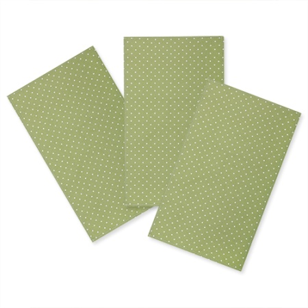 Набор декоративных полотенце 35х60 Радушная хозяйка   (3 шт) Горошек оливаАрт-2209