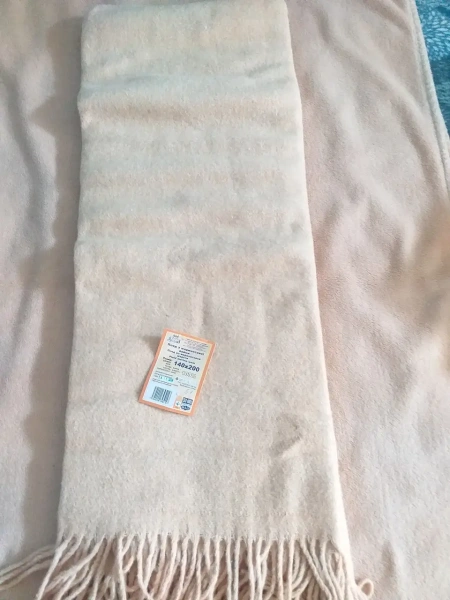 Плед шерсть мериноса 100% шерсть 170х200