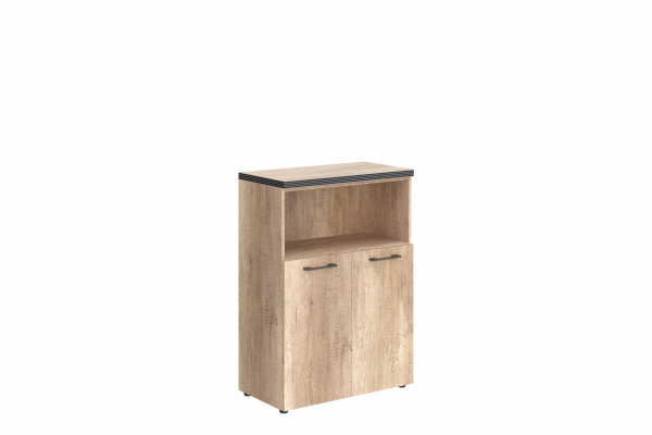 Шкаф с глухими малыми дверьми и топом TMC 85.3 Дуб Каньон 856х450х1203 TORR