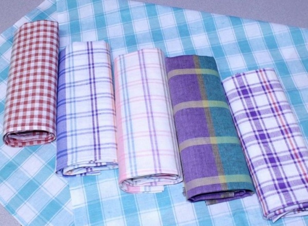 Полотенце пол/пер Шотландская клетка 50*70 п/лен