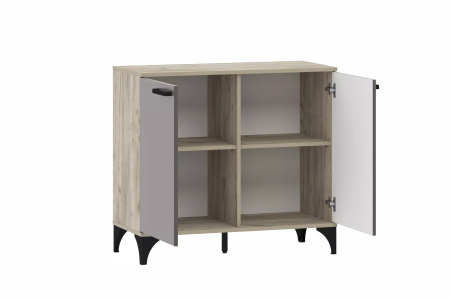 НМ 013.78 Тумба (Софт Графит (ПВХ), Дуб Крафт Серый)