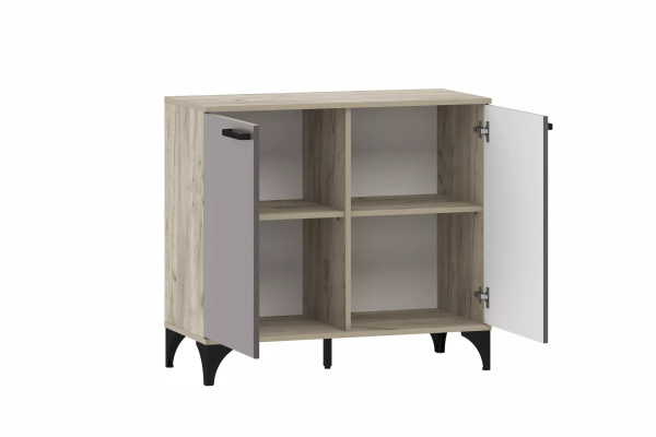 НМ 013.78 Тумба (Софт Графит (ПВХ), Дуб Крафт Серый)