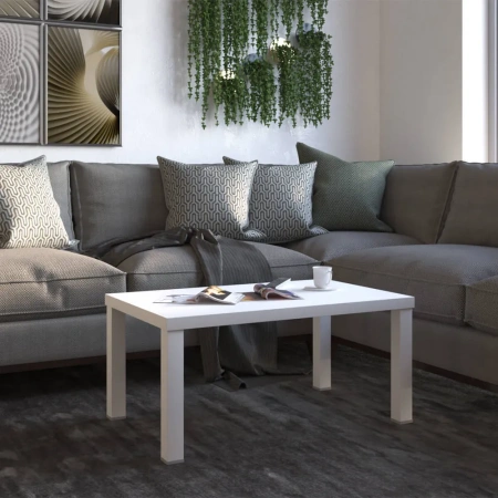 Кофейный столик 550x900(белый, белый)