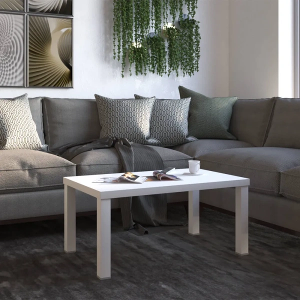 Кофейный столик 550x900(белый, белый)