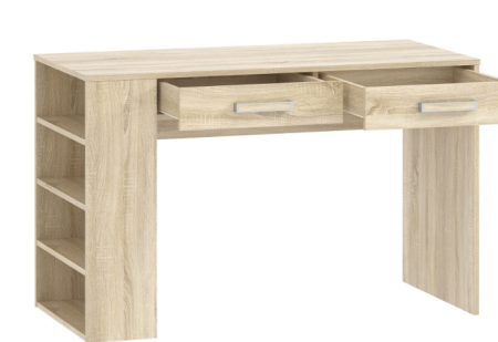 НМ 041.19 Стол письменный  Акварель, "Фанк" Дуб сонома, дуб сонома