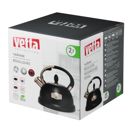 VETTA Чайник стальной 2.7л "Севран", индукция 847-099