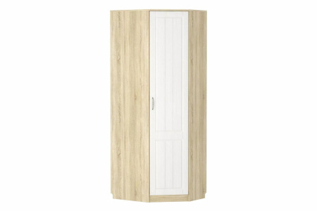 НМ 014.11 Х Шкаф угловой ("Оливия", Правый, Белое дерево, Дуб Сонома)