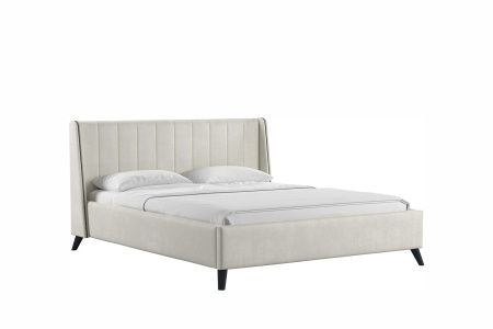 Мелисса 160 Кровать двойная НР (Тори 56 велюр* (светло-бежевый) (комплект без подъемного механизма)