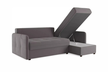 Диван-кровать угловой "SMART" 1 2Т-1Пф / 1Пф-2Т (Velutto 19)