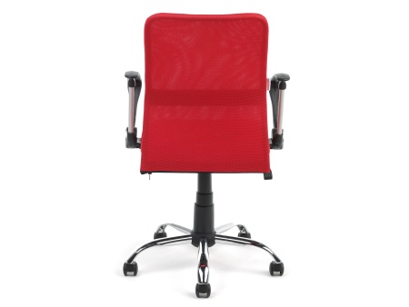 Офисное кресло Leo B chrome Leo B РС900 хром Ткань сетка красная 650.00х270.00х850.00
