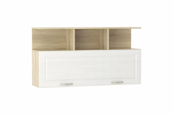 НМ 040.50 Х Полка навесная ("Оливия", Белое дерево, Дуб Сонома )