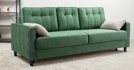 Диван - кровать Арно (Арт. ТД 566 Лаки 20 (хвойный зеленый), Лаки 20 (хвойный зеленый), Vertical 91