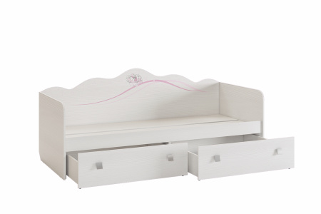 Кровать "Фэнтези" (белый рамух)