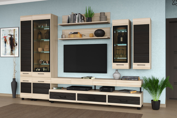 Гостиная "Камелия" Комплектация 3