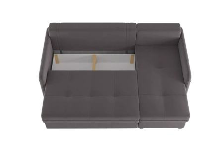 Диван-кровать угловой "SMART" 1 2Т-1Пф / 1Пф-2Т (Velutto 19)