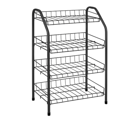 Этажерка для обуви разборн.узкая 4 полки (700*465*300) ЭТ2