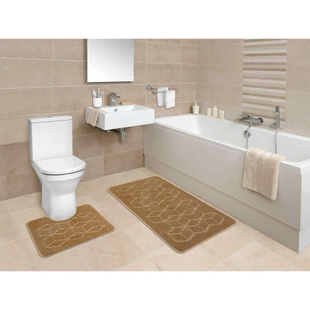 Коврик д/в SHAHINTEX РР 50х80 002 мокко 80