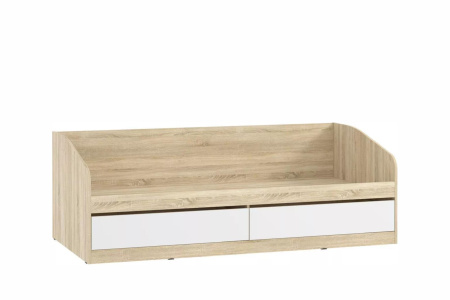 НМ 041.50 Кровать ("Фанк", Белый (КМ),Дуб Сонома)