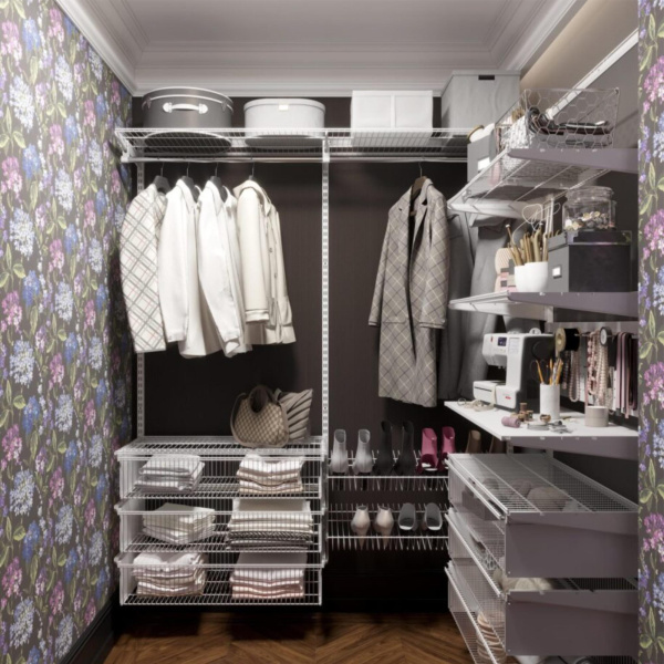 Уютная универсальная гардеробная