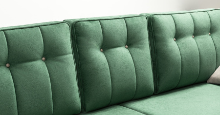 Диван - кровать Арно (Арт. ТД 566 Лаки 20 (хвойный зеленый), Лаки 20 (хвойный зеленый), Vertical 91