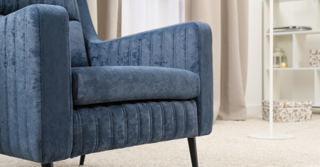 Кресло для отдыха Изабель (Арт. ТК 739 Романс нейви, Романс нейви)