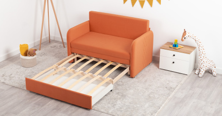 Диван - кровать Юта (120) (Арт. ТД 523 Вивальди 31 (медный), Вивальди 31 (медный)