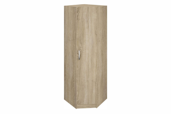 8.05 Шкаф угловой для одежды без зеркала 770х2380х770(дуб сонома, Дуб сонома, Лотос 128)