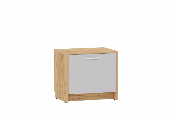 НМ 013.23 Тумба для обуви ("Нортон", Серый камень, Дуб Крафт золотой)