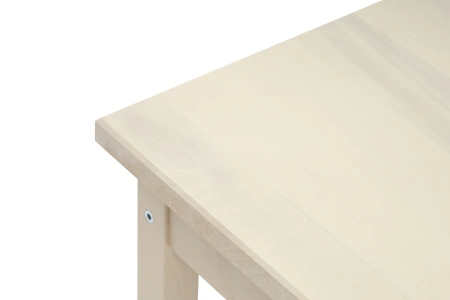 Табурет прямая нога массив(выбеленная береза, выбеленная береза)