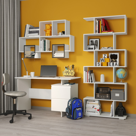 Компьютерный стол СПМ-19 Белый 1200*600*740