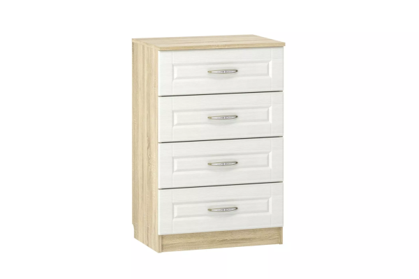 НМ 040.38 Х Комод ("Оливия", Белое дерево, Дуб Сонома)