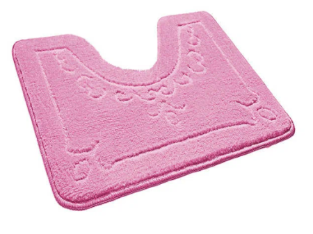 Коврик д/туалета SHAHINTEX ЭКО 60*50 розовый 64