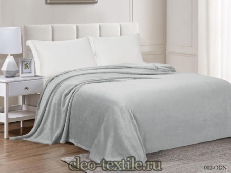 Плед Cleo "VIRGINIA" велсофт двуспальный 180*200 180/002-ODN